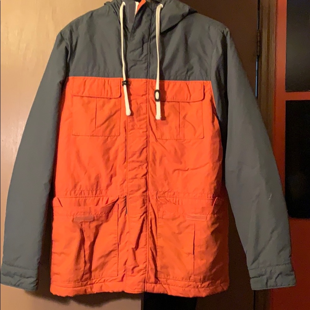 Orange and Grey snow jacket
